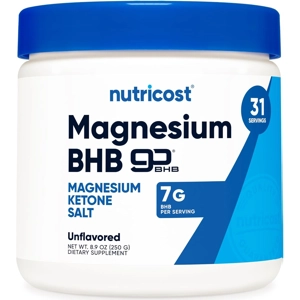 Magnesium BHB Powder 31' - Nutricost