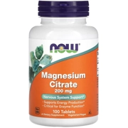 Magnesium Citrate 200mg 100' - NOW