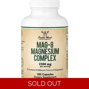 Magnesium Complex 2300mg 180 Pills - Double Wood (2300mg Per 3 Capsules) Bottle - Lebanon Supplements