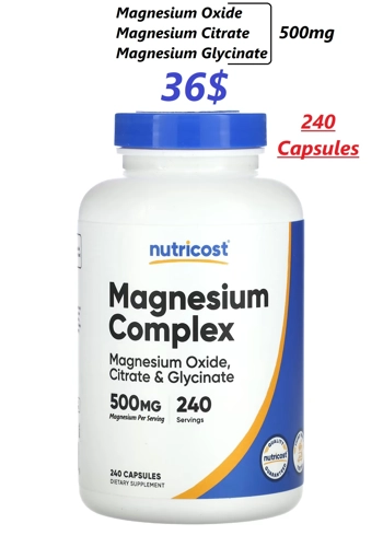 Magnesium Complex 500mg..