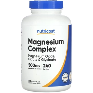 Magnesium Complex 500mg 240' - Nutricost