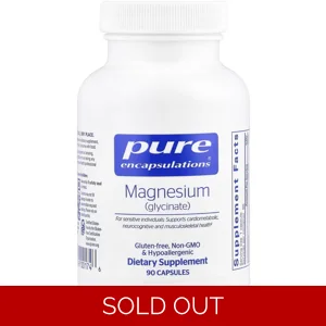 Magnesium Glycinate 120mg 90 pills - Pure Encapsulations Bottle - Lebanon Supplements