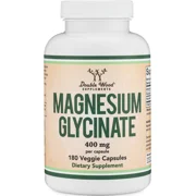 Magnesium Glycinate 400mg 180' - Double Wood