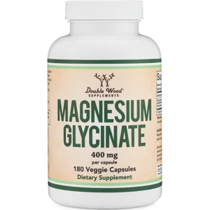 Magnesium Glycinate 400mg 180' - Double Wood