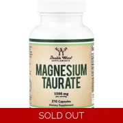 Magnesium Taurate 1500mg 210 Pills - Double Wood (1500mg Per 3 Capsules) Bottle - Lebanon Supplements