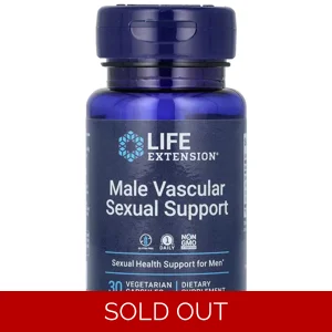 Male Vascular Sexual Support 30 pills - Life Extension Bottle - Lebanon Supplements