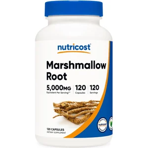 Marshmallow 5000mg 120 pills - Nutricost Bottle - Lebanon Supplements