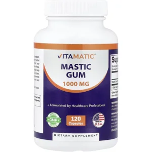 Mastic Gum 1000mg 120' - Vitamatic (1000mg Per 2 Capsules)
