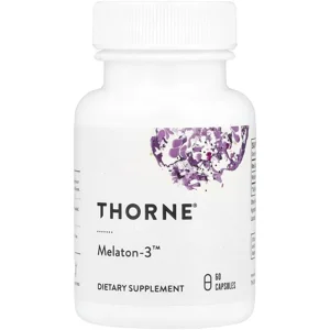 Melatonin 3mg 60 pills - Thorne Bottle - Lebanon Supplements