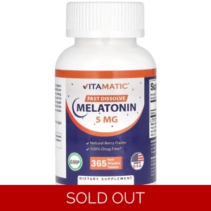 Melatonin 5mg 365' - Vitamatic
