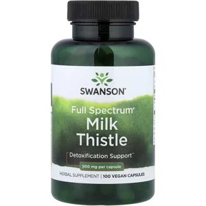 Milk Thistle 500mg 100 pills - Swanson Bottle - Lebanon Supplements