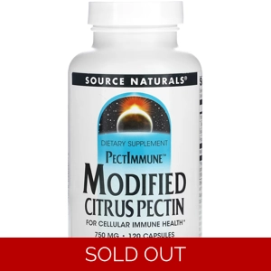 Modified Citrus Pectin 750mg 120' - Source Naturals (MCP)