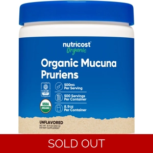 Mucuna Pruriens Powder 500mg 500' - Nutricost