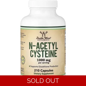 NAC 1000mg 210 pills - Double Wood (1000mg Per 2 Capsules) Bottle - Lebanon Supplements