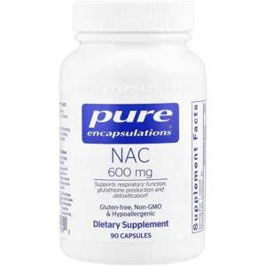 NAC 600mg 90 pills - Pure Encapsulations Bottle - Lebanon Supplements