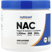 NAC Powder 1200mg 208' - Nutricost