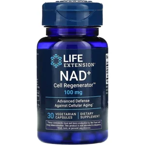 NAD+ 100mg 30 pills - Life Extension Bottle - Lebanon Supplements