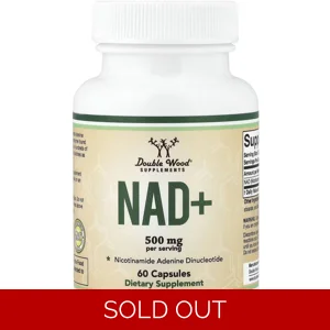 NAD+ 500mg 60 Pills - Double Wood (500mg Per 2 Capsules) Bottle - Lebanon Supplements