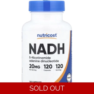 NADH 20mg 120' - Nutricost