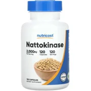 Nattokinase 2000FU 120 Pills - Nutricost Bottle - Lebanon Supplements