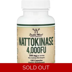 Nattokinase 4000FU 120 Pills - Double Wood (4000FU Per 2 Capsules) Bottle - Lebanon Supplements