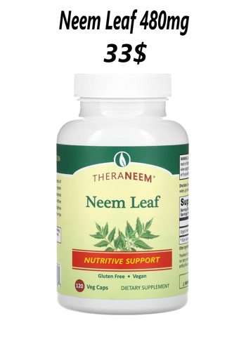 Neem Leaf 480mg 120' - ..