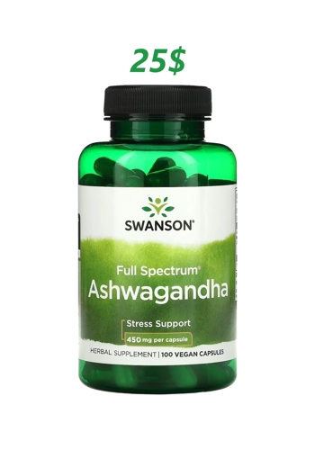 Ashwagandha 450mg 100' - Swanson