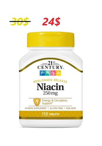 Niacin 250mg 110' - 21st Century