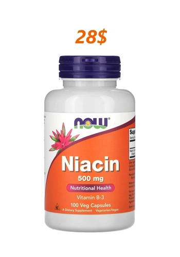 Niacin 500mg 100' - NOW