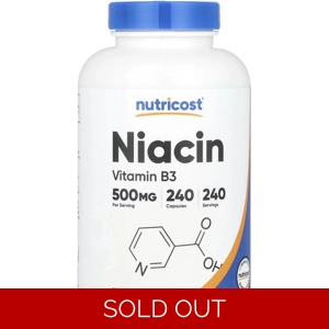Niacin 500mg 240' - Nutricost
