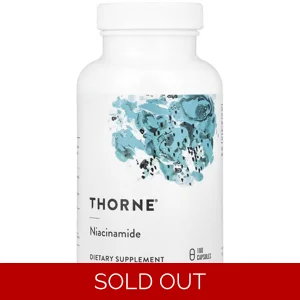 Niacinamide 500mg 180 pills - Thorne Bottle - Lebanon Supplements