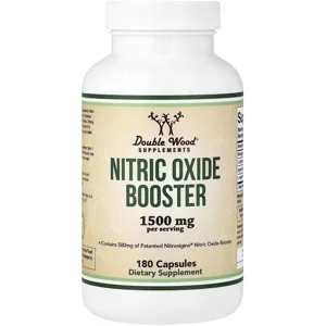 Nitric Oxide Booster 1500mg 180 Pills - Double Wood (L-Arginine + L-Citrulline) Bottle - Lebanon Supplements