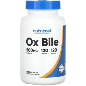Ox Bile 500mg 120' - Nutricost