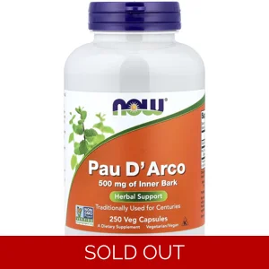 Pau D'Arco 500mg 250' - NOW