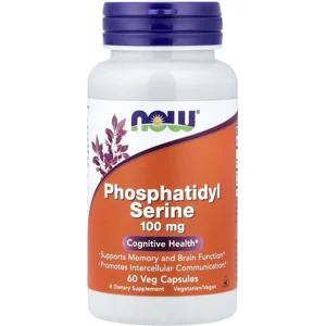 Phosphatidyl Serine 100mg 60 Pills - NOW Bottle - Lebanon Supplements