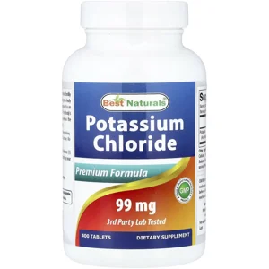 Potassium Chloride 99mg 400' - Best Naturals