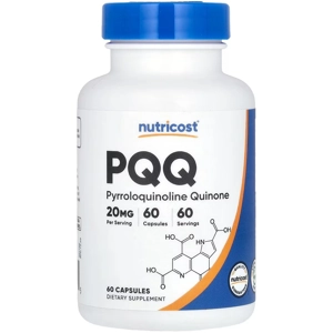 PQQ 20mg 60' - Nutricost