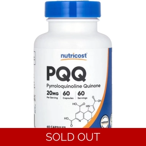 PQQ 20mg 60' - Nutricost