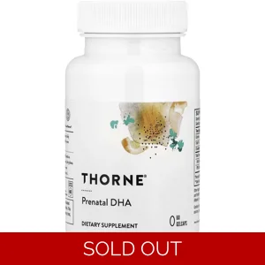 Prenatal DHA 60 pills - Thorne Bottle - Lebanon Supplements