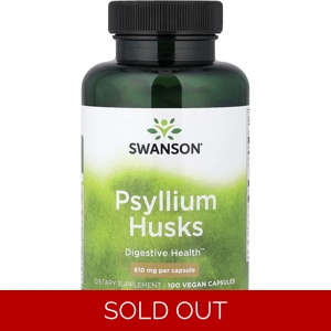 Psyllium Husk 610mg 100' - Swanson