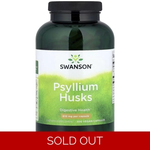 Psyllium Husk 610mg 300' - Swanson