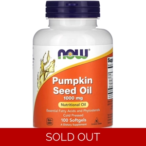 Pumpkin Seed Oil 1000mg 100' - NOW
