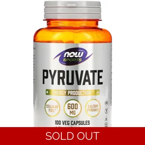 Pyruvate 600mg 100 Pills - NOW Bottle - Lebanon Supplements