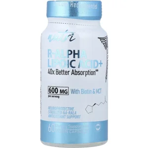 R-Alpha Lipoic Acid 600mg 60' - Nutri (600mg Per 2 Capsules)