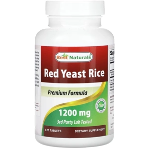 Red Yeast Rice 1200mg 120' - Best Naturals