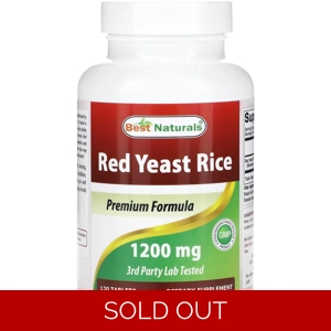 Red Yeast Rice 1200mg 120' - Best Naturals