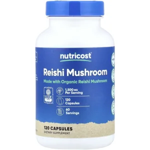 Reishi 1500mg 120' - Nutricost (1500mg Per 2 Capsules)