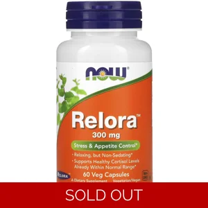 Relora 300mg 60' - NOW (Magnolia + Phellodendron)