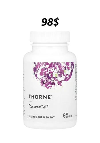 ResveraCel 60' - Thorne (Resveratrol + Nicotinamide Riboside)