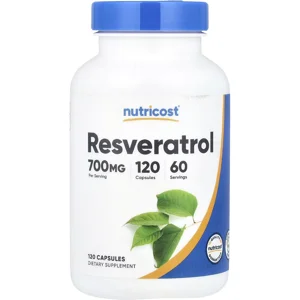 Resveratrol 700mg 120' - Nutricost (700mg Per 2 Capsules)